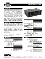 EAW KF760 Specifications preview