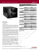 EAW KF940 Specification Sheet preview