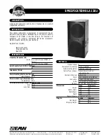 EAW LA128z Specifications preview