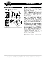 Preview for 2 page of EAW LA215 Specifications