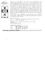 Предварительный просмотр 1 страницы EAW MH115 Specifications