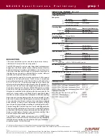 EAW MK2366 Specification Sheet preview