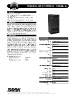 EAW MQH1346e Technical Specifications preview