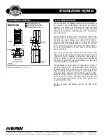 Предварительный просмотр 2 страницы EAW MQTD415 Specifications