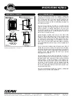 Предварительный просмотр 2 страницы EAW MQTD812 Specifications