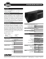 Preview for 1 page of EAW MQV1366e Specifications