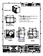 Предварительный просмотр 1 страницы EAW MS103 Dimensions