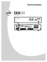 EAW POWER AMPLIFIER CXA120 Instruction Manual preview