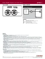 Preview for 4 page of EAW SB150zR Specification Sheet