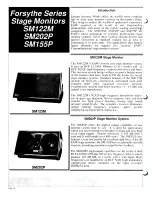 EAW SM122M Specifications preview