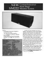 EAW SM222 Specifications preview