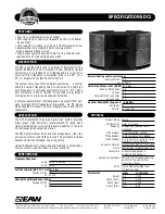 EAW subwoofer DC1 Specifications preview