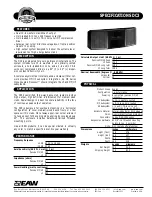 EAW Subwoofer DC3 Specifications предпросмотр