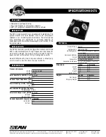 EAW Subwoofer DCT1 Specifications preview