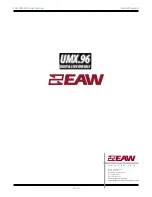 Предварительный просмотр 10 страницы EAW UMX.96 Owner'S Manual