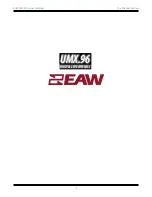 Предварительный просмотр 50 страницы EAW UMX.96 Owner'S Manual