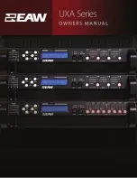 EAW UXA4406 series Installation Instructions Manual preview