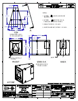 Preview for 1 page of EAW Virtural Array KF755P Dimensional Drawing