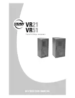 EAW VR21 Instruction Manual preview