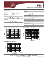 Preview for 2 page of EAW VR62 Specification Sheet