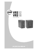 Preview for 1 page of EAW VRS12 VRS18 Instruction Manual