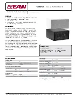 EAW VRS12 Specifications preview