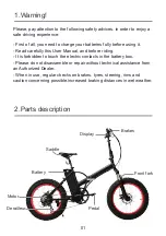 Preview for 2 page of EAZbike STM-F07 Operating Instructions Manual