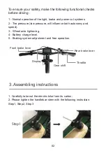 Preview for 3 page of EAZbike STM-F07 Operating Instructions Manual