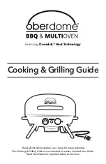 EaZy BrandZ OberDome Cooking & Grilling Manual preview