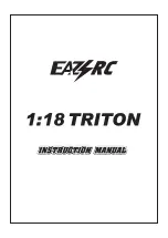 Preview for 1 page of Eazy RC Triton Instruction Manual