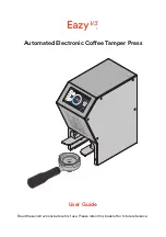 Eazy V3 Automated Electronic Coffee Tamper Press User Manual предпросмотр