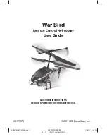 EB Excalibur War Bird User Manual preview