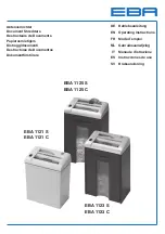 EBA 1125 S Operating Instructions Manual preview