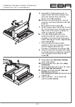 Предварительный просмотр 21 страницы EBA 432 M Operating Instructions Manual