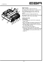 Предварительный просмотр 23 страницы EBA 435 E Operating Instructions Manual