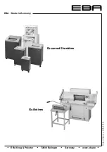 Предварительный просмотр 48 страницы EBA 721-06LT Guillotine Operating Instructions Manual