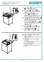 Предварительный просмотр 11 страницы EBA EBA 2231 S Operating Instructions Manual