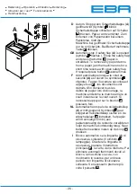 Предварительный просмотр 15 страницы EBA EBA 2231 S Operating Instructions Manual