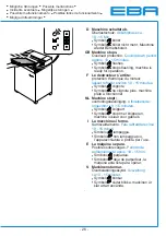 Предварительный просмотр 23 страницы EBA EBA 2231 S Operating Instructions Manual