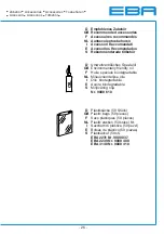 Предварительный просмотр 25 страницы EBA EBA 2231 S Operating Instructions Manual