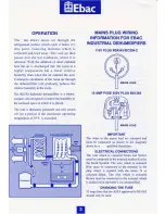 Preview for 4 page of Ebac BD-150 Operation Manual