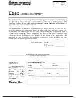 Предварительный просмотр 9 страницы Ebac CS60 Owner'S Manual