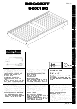 Ebac DECOKIT 90X190 Assembly Instructions предпросмотр