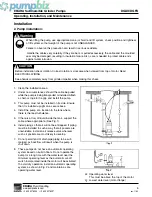 Предварительный просмотр 5 страницы EBARA DGU II Operating Instructions, Installation & Maintenance Manual