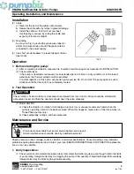 Предварительный просмотр 8 страницы EBARA DGU II Operating Instructions, Installation & Maintenance Manual