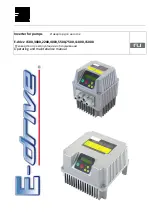 EBARA E-drive 11000 Operating And Maintenance Manual предпросмотр