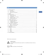 Preview for 3 page of EBARA Ego 40 Operating And Maintenance Manual