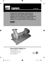 Предварительный просмотр 1 страницы EBARA ENR Instruction And Maintenance Manual