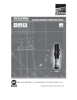 Предварительный просмотр 1 страницы EBARA EVMSU Operation, Installation & Maintenance Manual Operation, Installation & Maintenance Manual