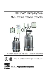 Предварительный просмотр 1 страницы EBARA Oil Smart ESS100 Operating Instructions, Installation & Maintenance Manual